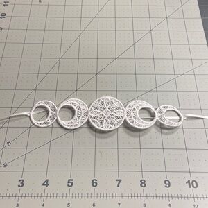 Small Lace Moon Phases Choker